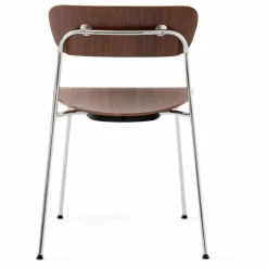 & Tradition Chaise Pavilion AV1, piètement chromé - Lot de 2 || Chaises, Tabourets, Bancs