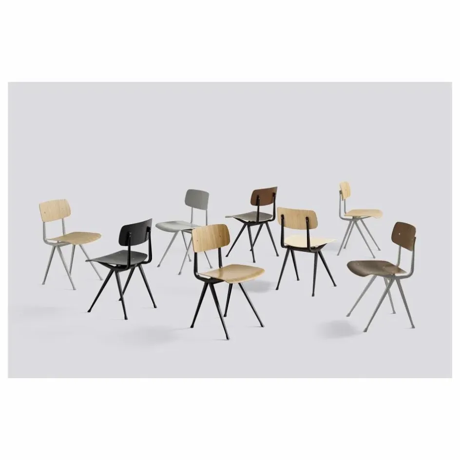 Online Chaise Result en chêne teinté - Réedition Friso Kramer & Wim Rietveld | Chaises, Tabourets, Bancs