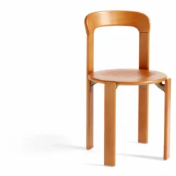 Sale Hay Chaise Rey en bois laqué - Bruno Rey | Orange