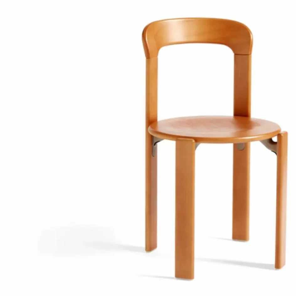 Sale Hay Chaise Rey en bois laqué - Bruno Rey | Orange