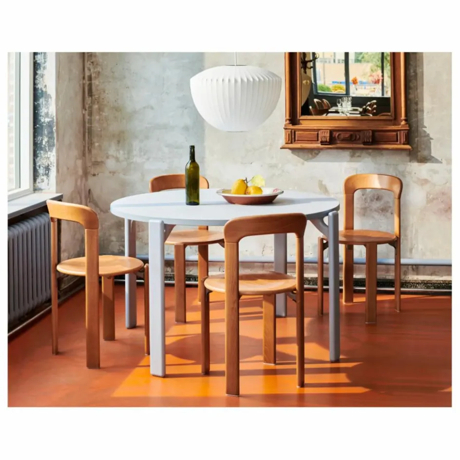 Sale Hay Chaise Rey en bois laqué - Bruno Rey | Orange
