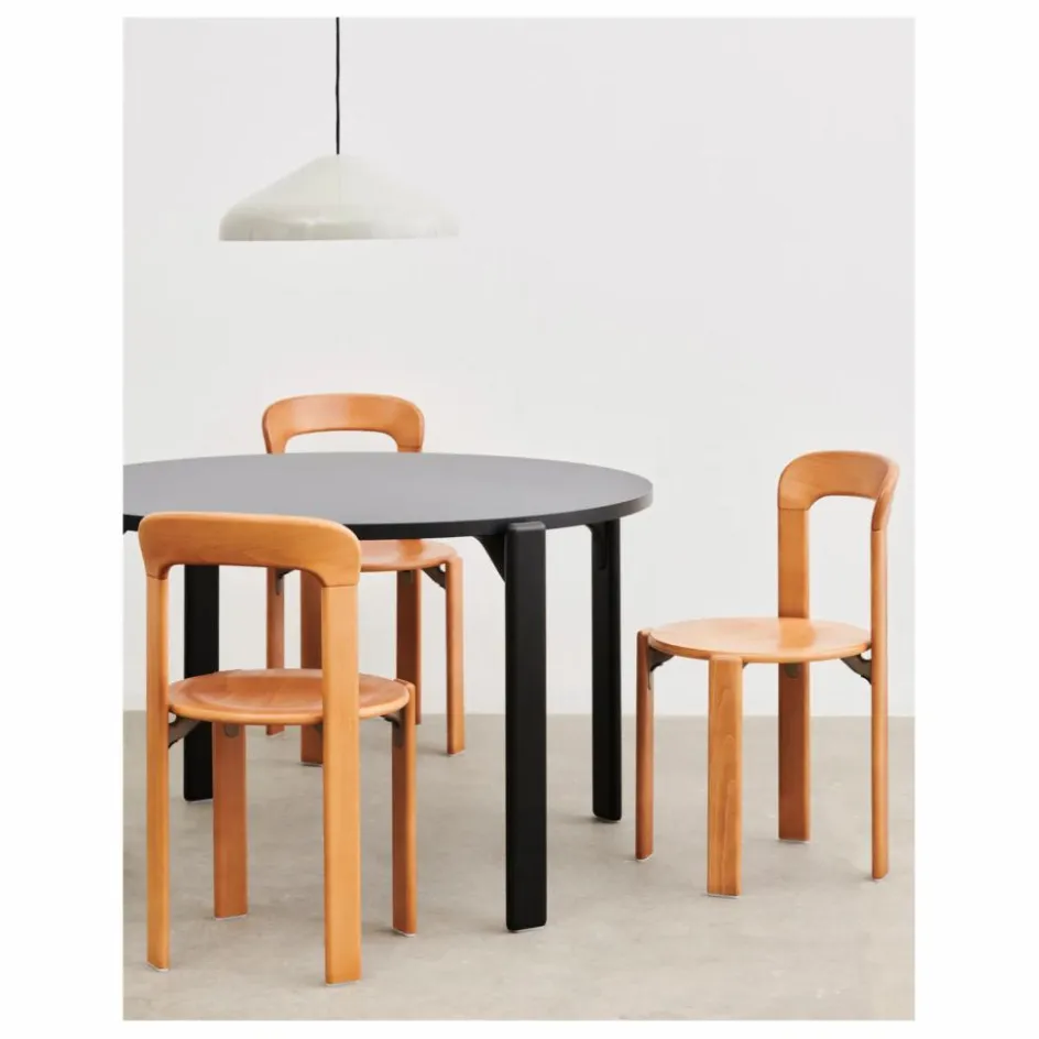 Sale Hay Chaise Rey en bois laqué - Bruno Rey | Orange