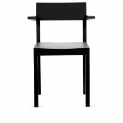 Outlet Valerie Objects Chaise Silent avec accoudoirs - Big Game | Charbon