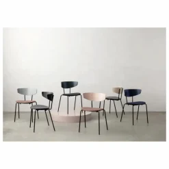 Sale Chaise tapissée Herman en bois et métal | Chaises, Tabourets, Bancs