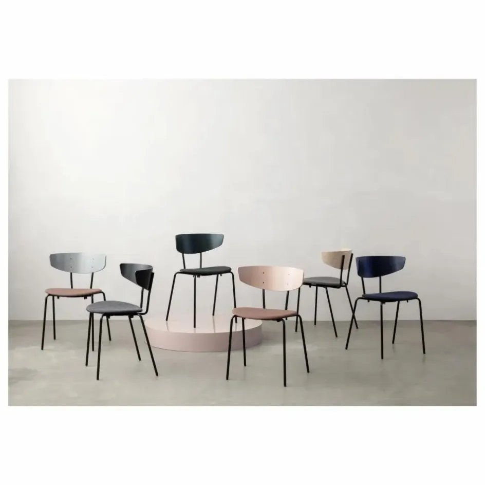 Sale Chaise tapissée Herman en bois et métal | Chaises, Tabourets, Bancs