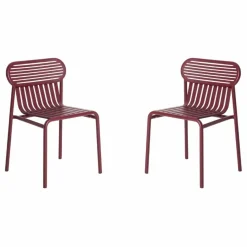 Petite friture Chaise Week-end - Lot de 2 || Mobilier De Jardin