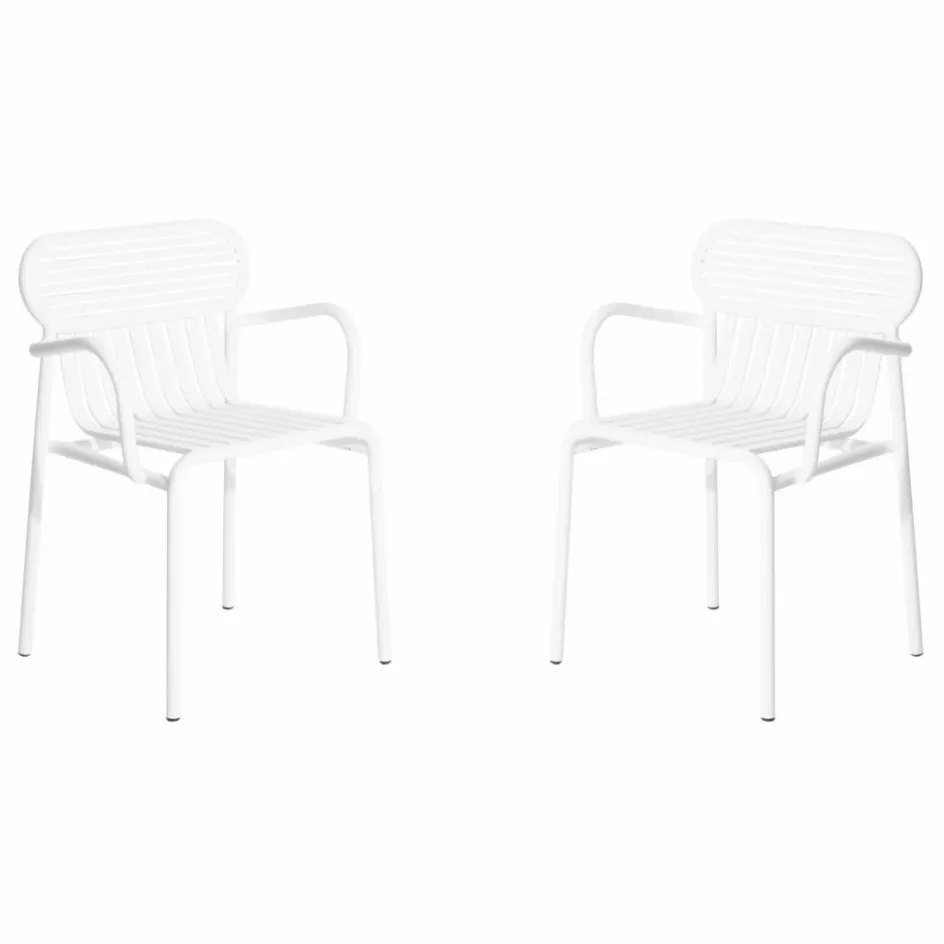 Discount Chaise Week-end avec accoudoirs - Set de 2 | Mobilier De Jardin