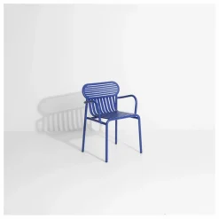 Outlet Petite friture Chaise Week-end avec accoudoirs - Set de 2 | Bleu