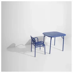 Outlet Petite friture Chaise Week-end avec accoudoirs - Set de 2 | Bleu