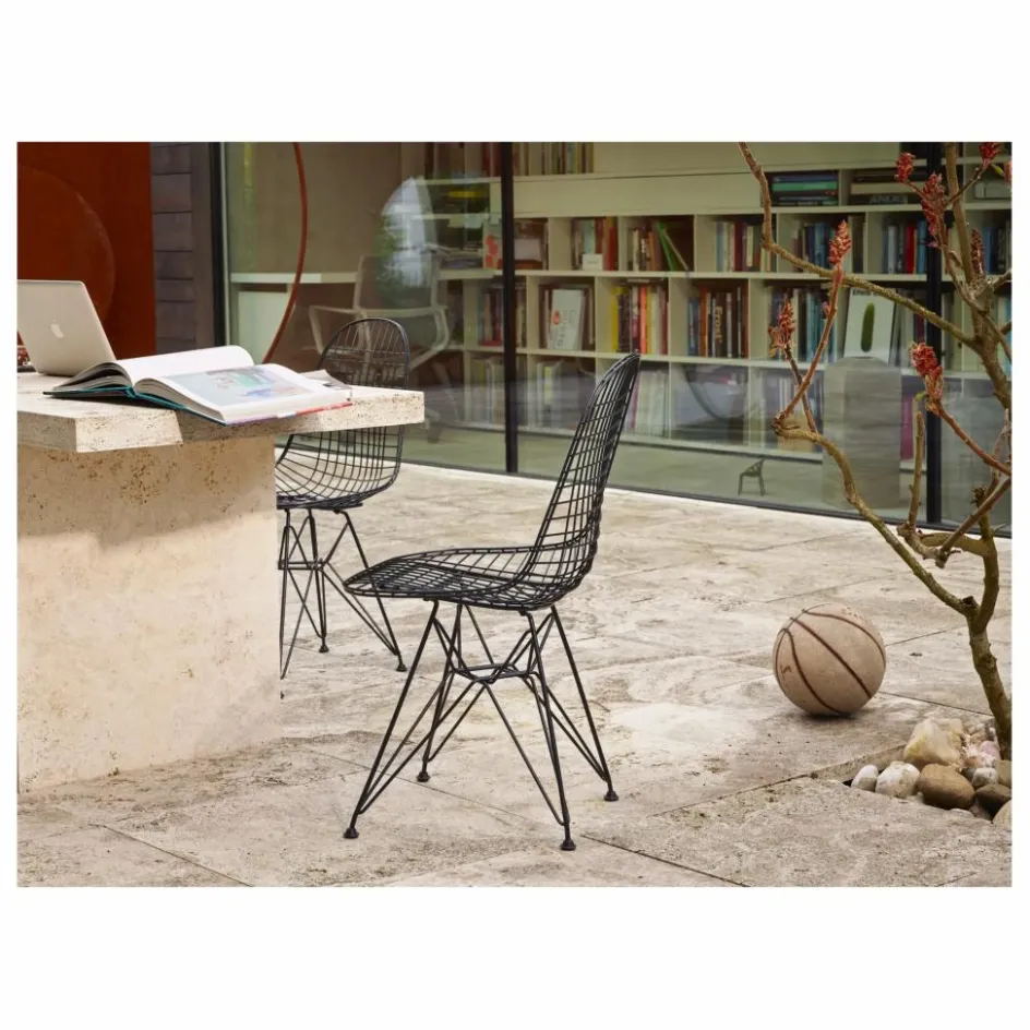 Vitra Chaises, Tabourets, Bancs|Mobilier De Jardin*Chaise Wire DKR - Charles & Ray Eames