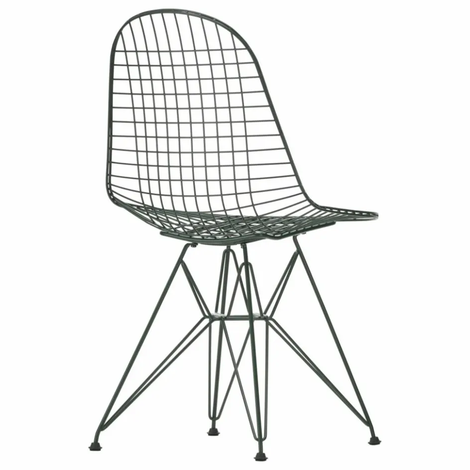 Online Vitra Chaise Wire DKR - Charles & Ray Eames | Vert foncé