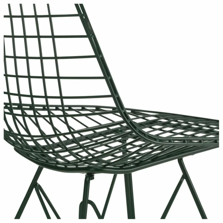 Online Vitra Chaise Wire DKR - Charles & Ray Eames | Vert foncé