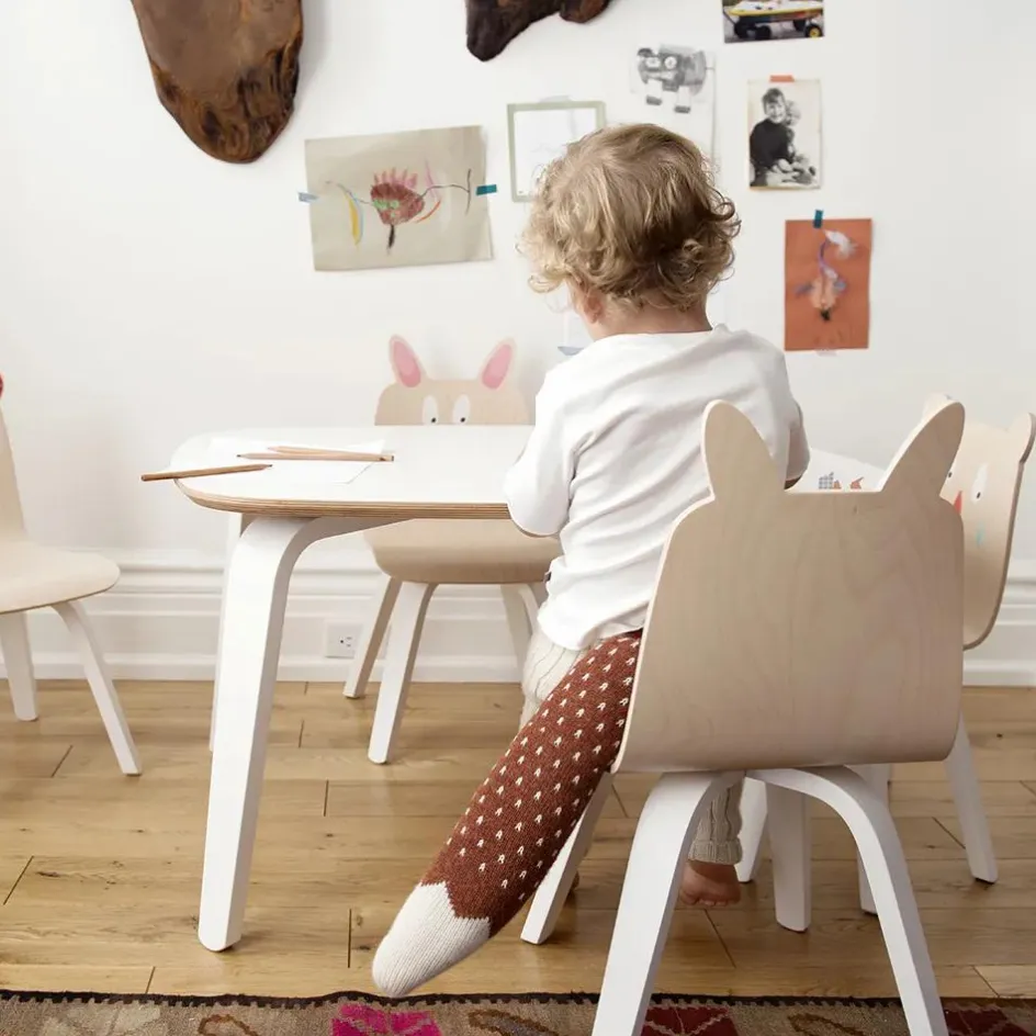 Discount Oeuf NYC Chaises Play lapin - Lot de 2 | Bouleau