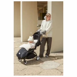 BINIBAMBA Chancelière universelle harnais fixe en peau d'agneau || Chancelieres|Puériculture