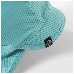 Outlet Beach & Bandits Chapeau Anti-UV Côtelé Fibres Recyclées | Turquoise