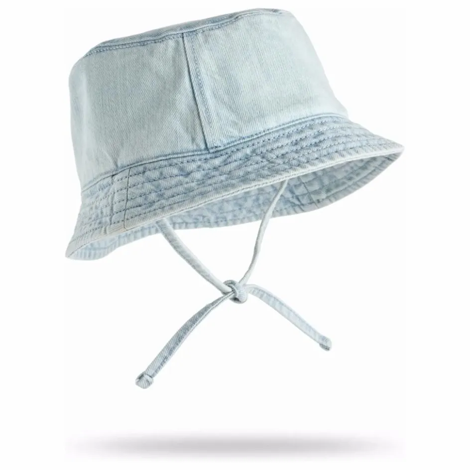 Hot Molo Chapeau Nomly Denim Coton Bio | Bleu Clair