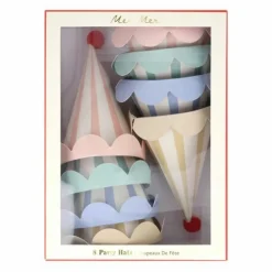 Enfant Meri Meri Décoration De Fête*Chapeaux d'anniversaire Animal Friends - Set de 8