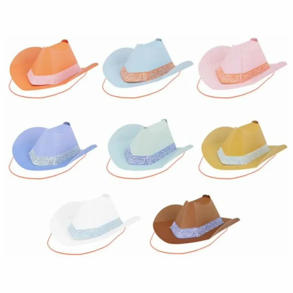 Enfant Meri Meri Décoration De Fête*Chapeaux de fête Western - Set de 8
