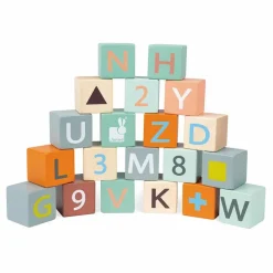 Chariot boulier et ses 20 cubes Porteurs, Trotteurs|Jouets D'Éveil
