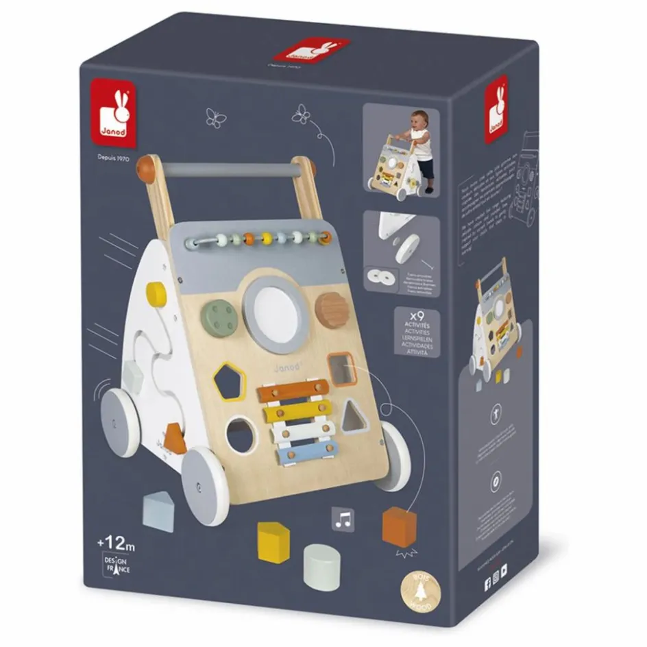 Online Janod Chariot multi-activités Sweet Cocoon Blanc