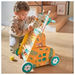 Outlet Janod Chariot Multi-Activités Tropik Multicolore