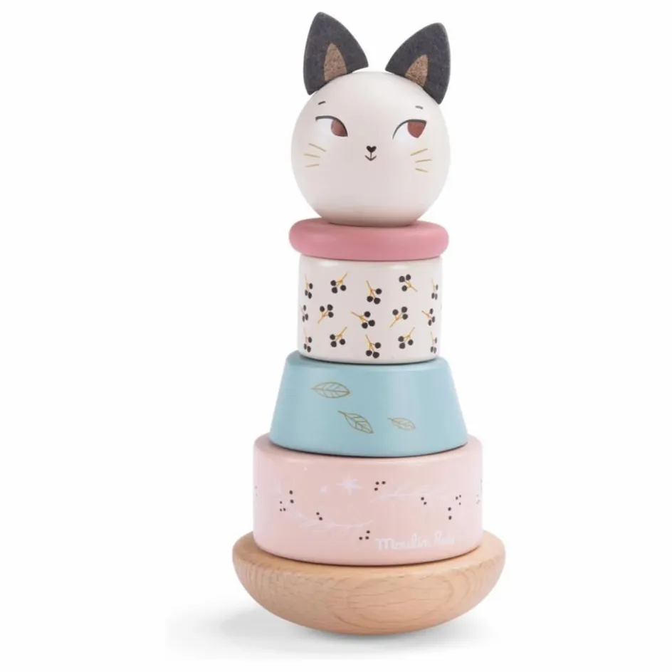 Moulin Roty Chat empilable Après la Pluie || Jouets D'Éveil