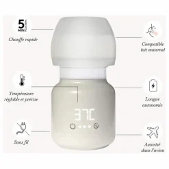 Hot Elhée Chauffe-biberon nomade Toogo | Sable