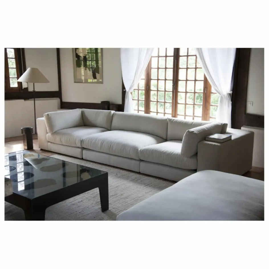 Online Chauffeuse 2 places Bellechasse en velours brut - 120 cm | Canapés, Fauteuils