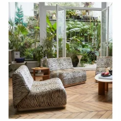 The Socialite Family Canapés, Fauteuils*Chauffeuse modulable Rotondo en velours |