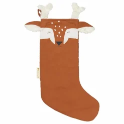 Hot Chaussette de Noël faon en coton bio | Enfant Décoration De Fête