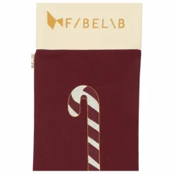 Sale Fabelab Chaussette de Noël Sucre d'Orge | Rouge