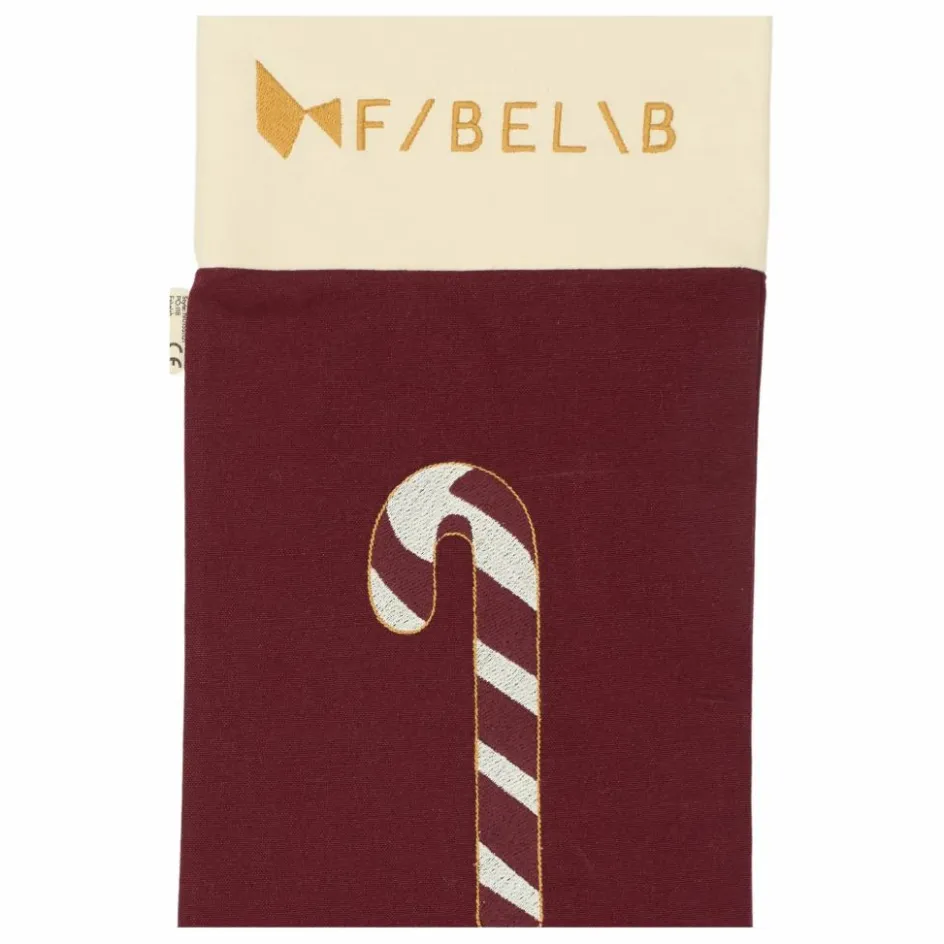 Sale Fabelab Chaussette de Noël Sucre d'Orge | Rouge