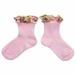 Collégien Chaussettes Anémone Fleuries ||Enfant Nuit, Sous-Vêtements|Pyjamas, Sous-Vêtements