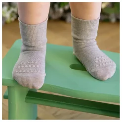 Discount GOBABYGO Chaussettes Antidérapantes en Bambou | Beige