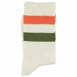 New Piupiuchick Chaussettes Bandes | Ecru