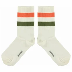 New Piupiuchick Chaussettes Bandes | Ecru