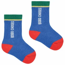 Hot Bobo Choses Chaussettes Bobo Coton Bio | Bleu
