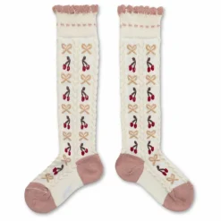 Enfant Collégien Nuit, Sous-Vêtements|Pyjamas, Sous-Vêtements*Chaussettes Cerise Nœuds |