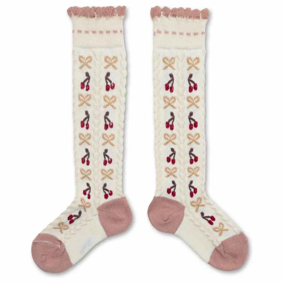 Enfant Collégien Nuit, Sous-Vêtements|Pyjamas, Sous-Vêtements*Chaussettes Cerise Nœuds |