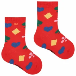 Sale Chaussettes Coeurs Coton Bio | Enfant Nuit, Sous-Vêtements|Nuit, Sous-Vêtements
