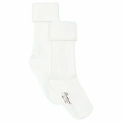 Clearance Bonpoint Chaussettes Côtelées | Ecru