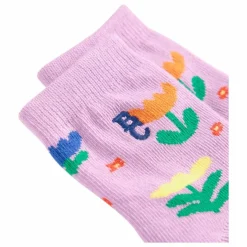 Hot Bobo Choses Chaussettes Fleurs Coton Bio | Lilas tLilas