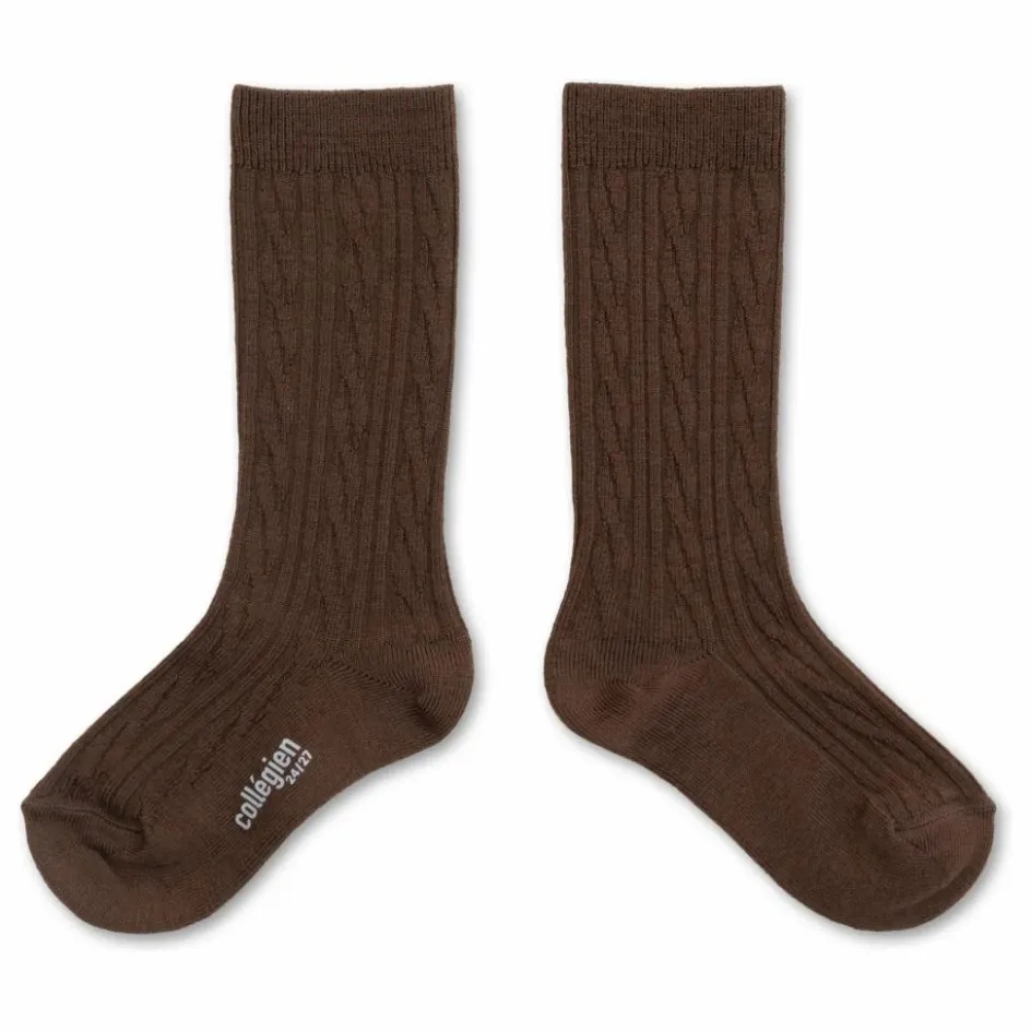 Collégien Chaussettes Hautes Alix Laine mérinos ||Enfant Nuit, Sous-Vêtements|Nuit, Sous-Vêtements