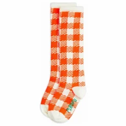 Discount Chaussettes Hautes Gingham Coton Bio | Enfant Nuit, Sous-Vêtements|Nuit, Sous-Vêtements