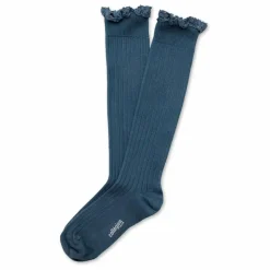Outlet Collégien Chaussettes Joséphine | Bleu foncé