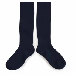Clearance Collégien Chaussettes La Haute | Bleu marine