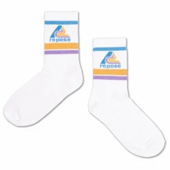 Best Repose AMS Chaussettes Logo | Blanc