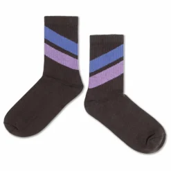Clearance Repose AMS Chaussettes Logo | Gris anthracite