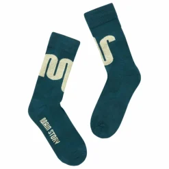 Online Main Story Chaussettes Logo | Vert foncé