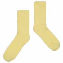 Online Main Story Chaussettes Logo Coton Bio | Jaune